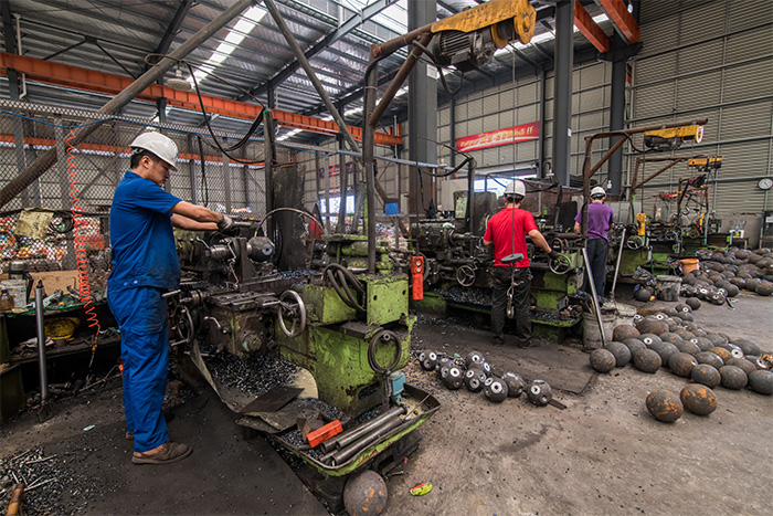 郑州网架配件车间